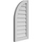 Ekena Millwork Quarter Round Top Left Surface Mount PVC Gable Vent w/ 2"W x 1-1/2"P Brickmould Frame, 14"W x 28"H GVPQL14X2802SN - alternate 3